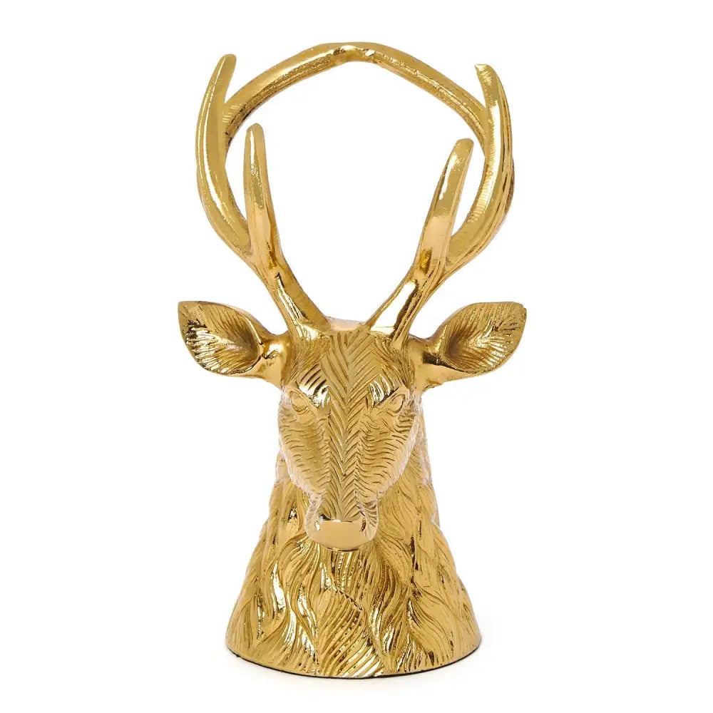 Gold Stag Bottle Holder - Christmas Decor