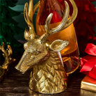 Gold Stag Bottle Holder - Christmas Decor