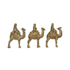 GOLD WISEMAN ON CAMEL - CHRISTMAS