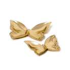 Golden Butterfly Set of 2 Trinket Trays - Tray
