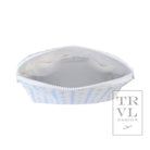 Goodie Cosmetic Bag - Ribbon Floral Blue