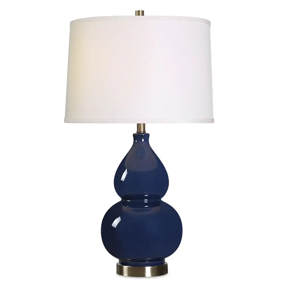 GOURD LAMP - BLUE - TABLE LAMP