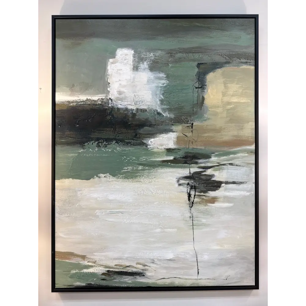 Green Abstract Art - Artwork