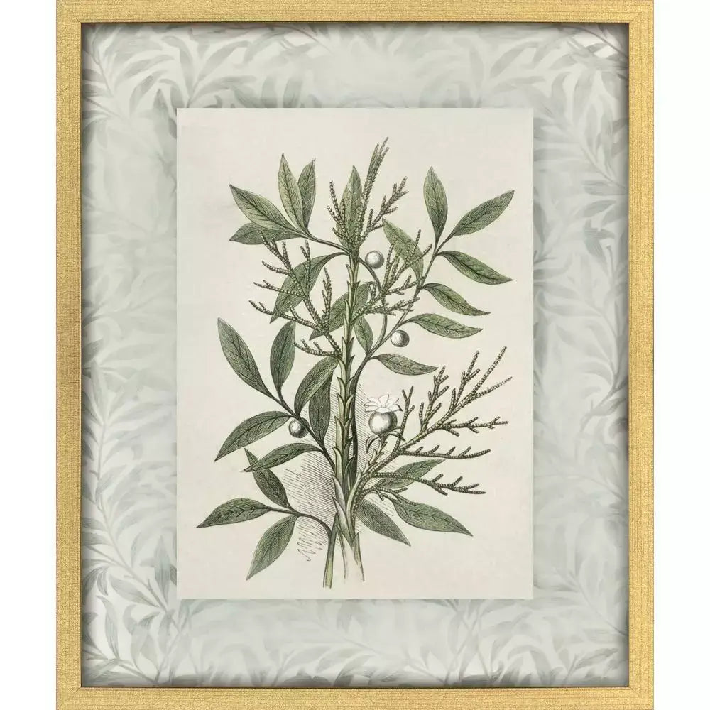 Green Floral Art - 2 - Artwork
