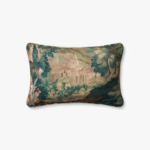 Green Garden Pillow - 13’’x21’’ - Throw Pillow