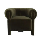 Green Velvet Club Chair - Club Chair