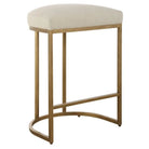 Half Moon Counter Stool - Fabric - Furniture