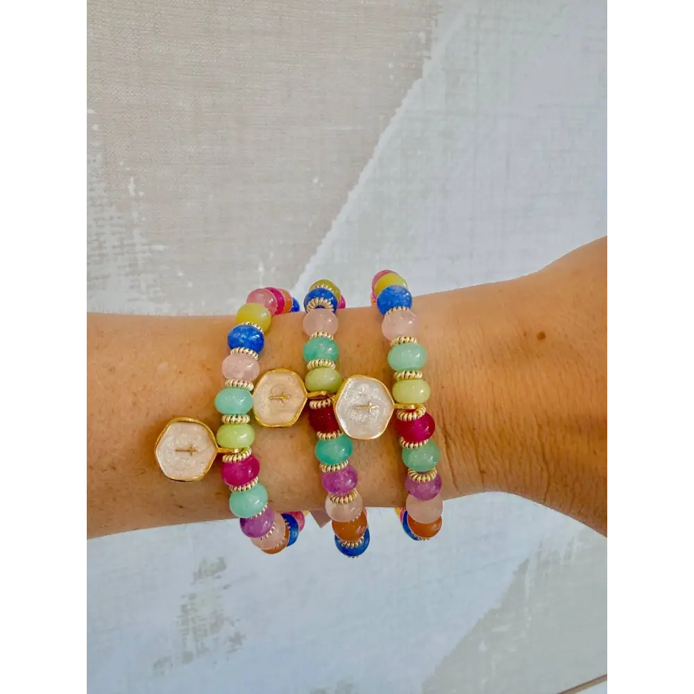 Happy Cross Bracelet