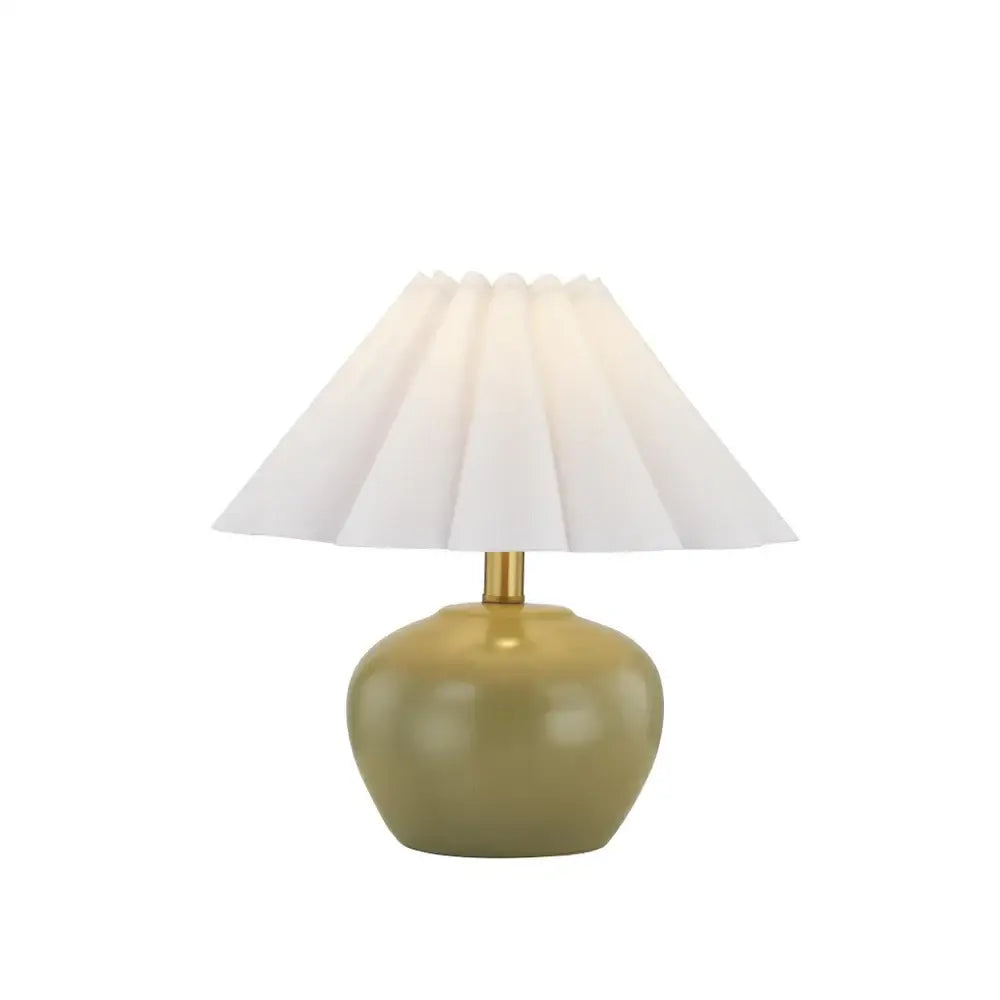 HARLOW TABLE LAMP - GREEN - LAMP