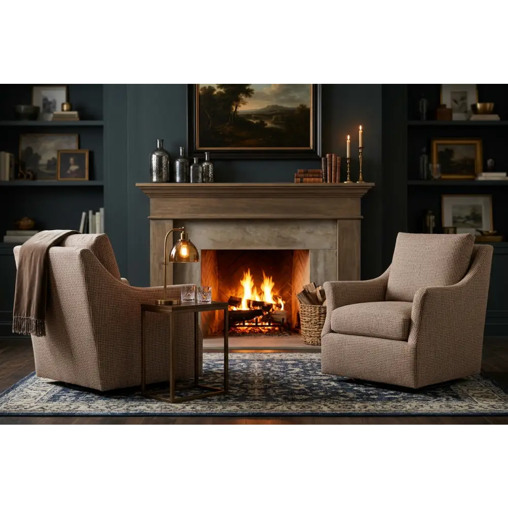 Henri Swivel Chair - Swivel Chair