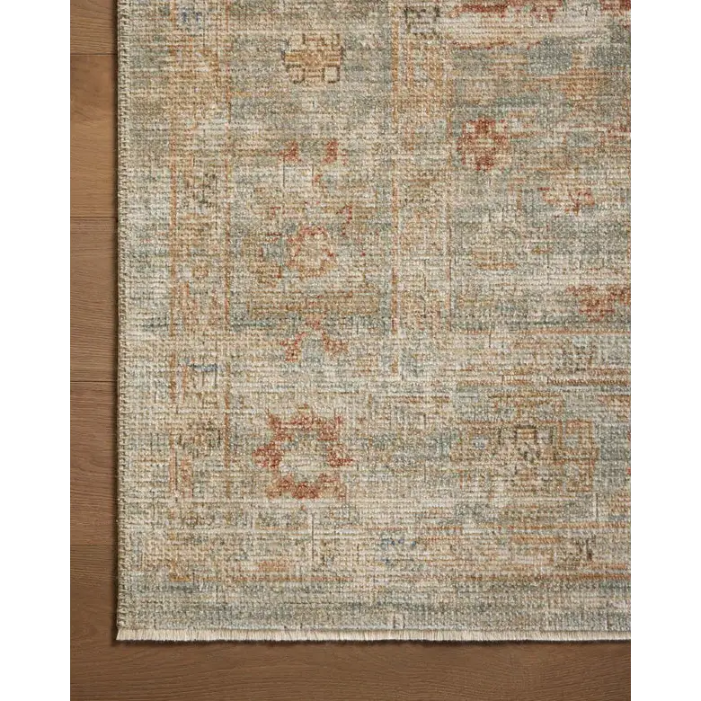 Heritage Aqua\Terracotta - Area Rugs