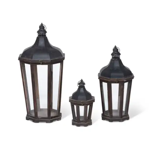 HILLCREST LANTERN SET OF 2 - LANTERNS