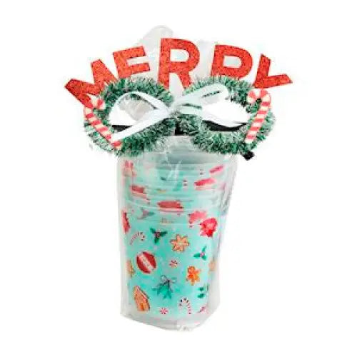 Holiday Party Cup Set - BLUE - Christmas