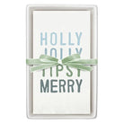 Holly Jolly Guest Napkin Tray & Napkin Set - Christmas Napkins