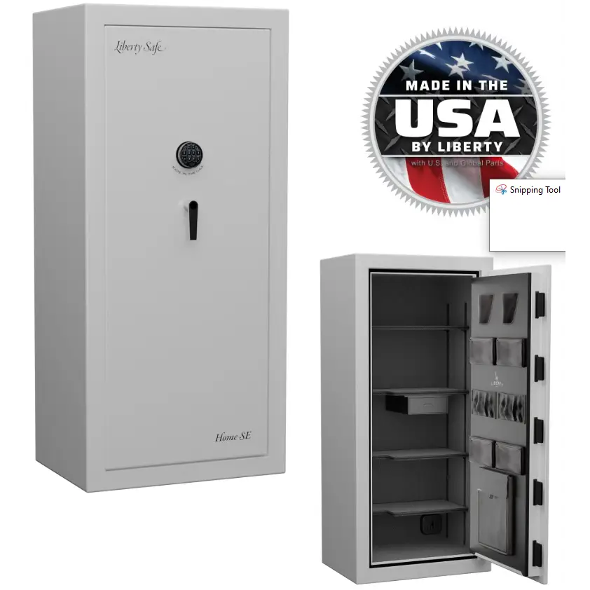Home SE 20 - ICY WHITE - Gun Safe