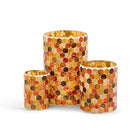 Honeycomb S/3 Tealight Candleholder - Accessories