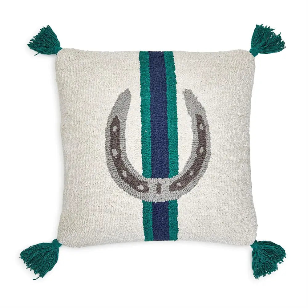 Horse Country Pillow - Horse Shoe - Throw Pillow