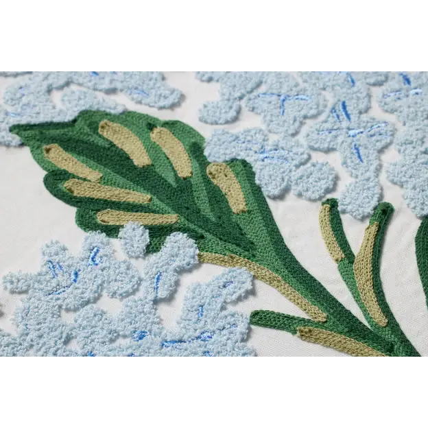 Hydrangea Embroidered Print - Artwork