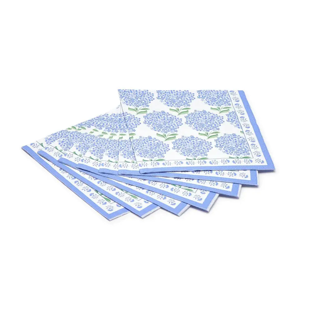 Hydrangea Paper Cocktail Napkins - Gifts