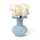 Hydrangea Ruffle Edge Blue Vase - Vase