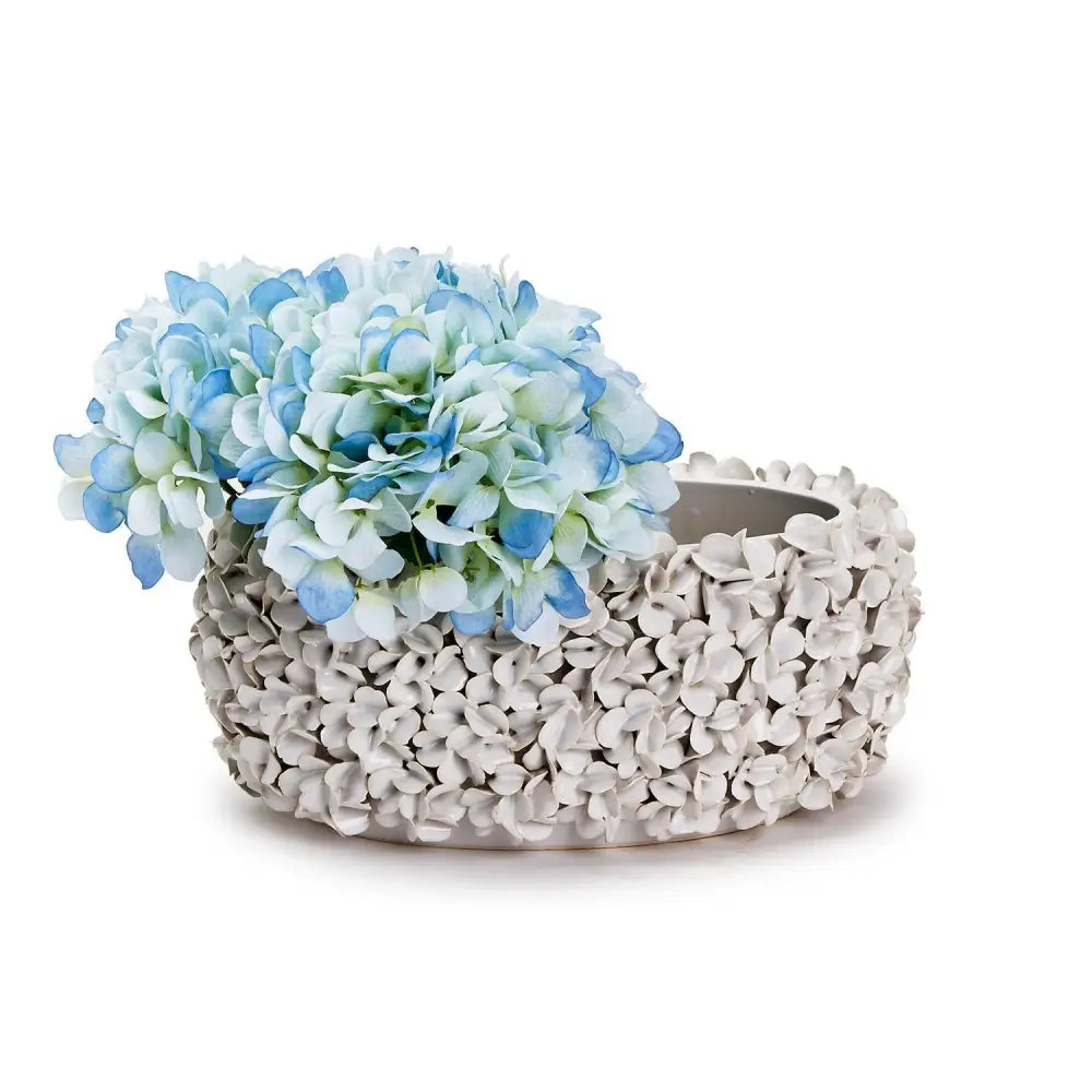 HYDRANGEA WHITE PLANTER - PLANTER