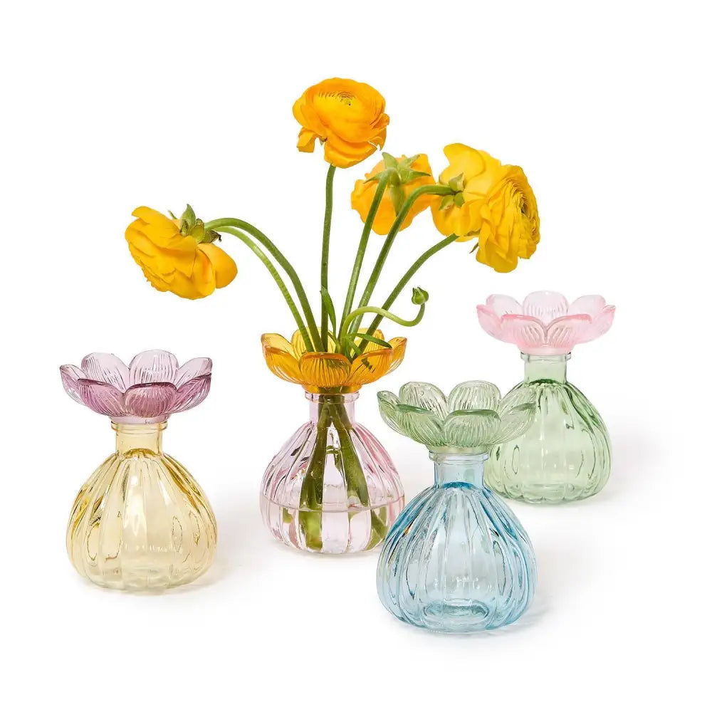 In Bloom Glass Flower Vase - Vase