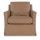 Isley Leather Swivel Chair - Swivel Chair