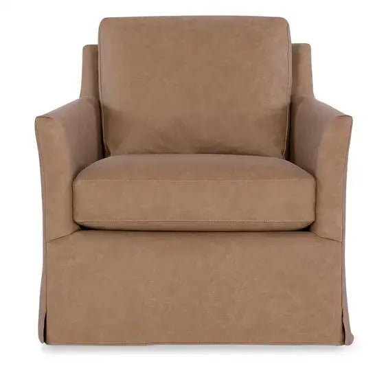 Isley Leather Swivel Chair - Swivel Chair