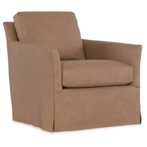 Isley Leather Swivel Chair - Swivel Chair