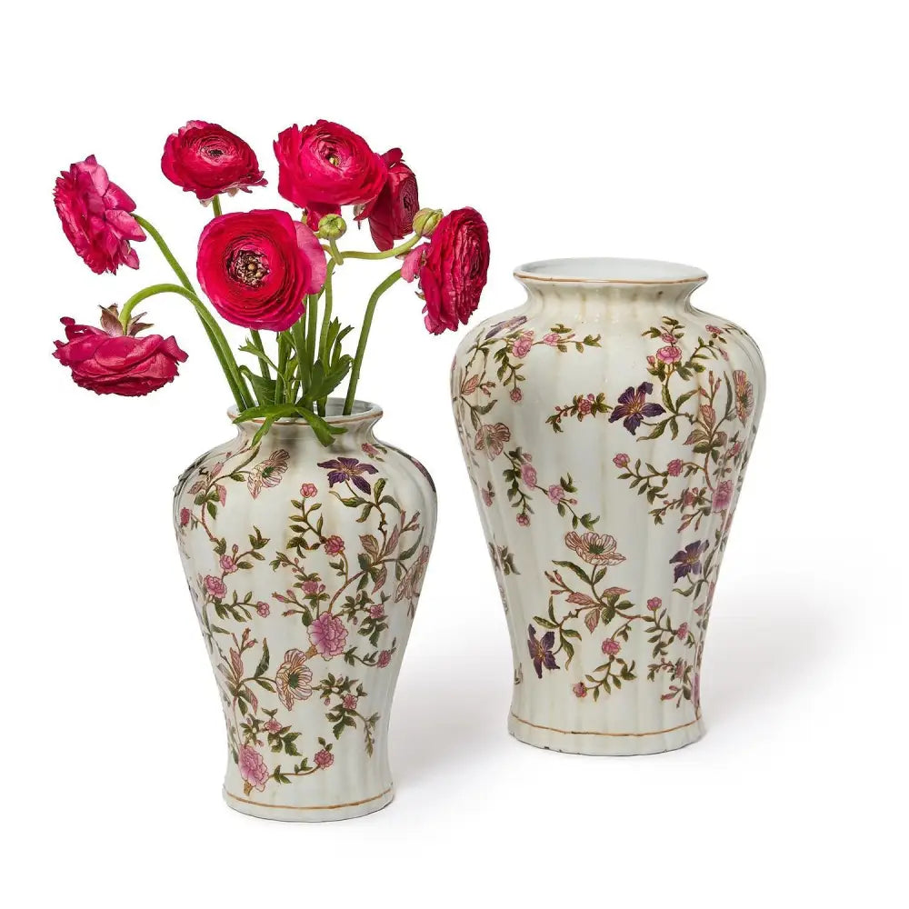 Jardin Chinois Ribbed Vase - Small - Vase
