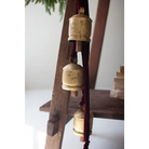 Jingle Bell Cluster with Maroon Velvet Ribbon - jingle bells