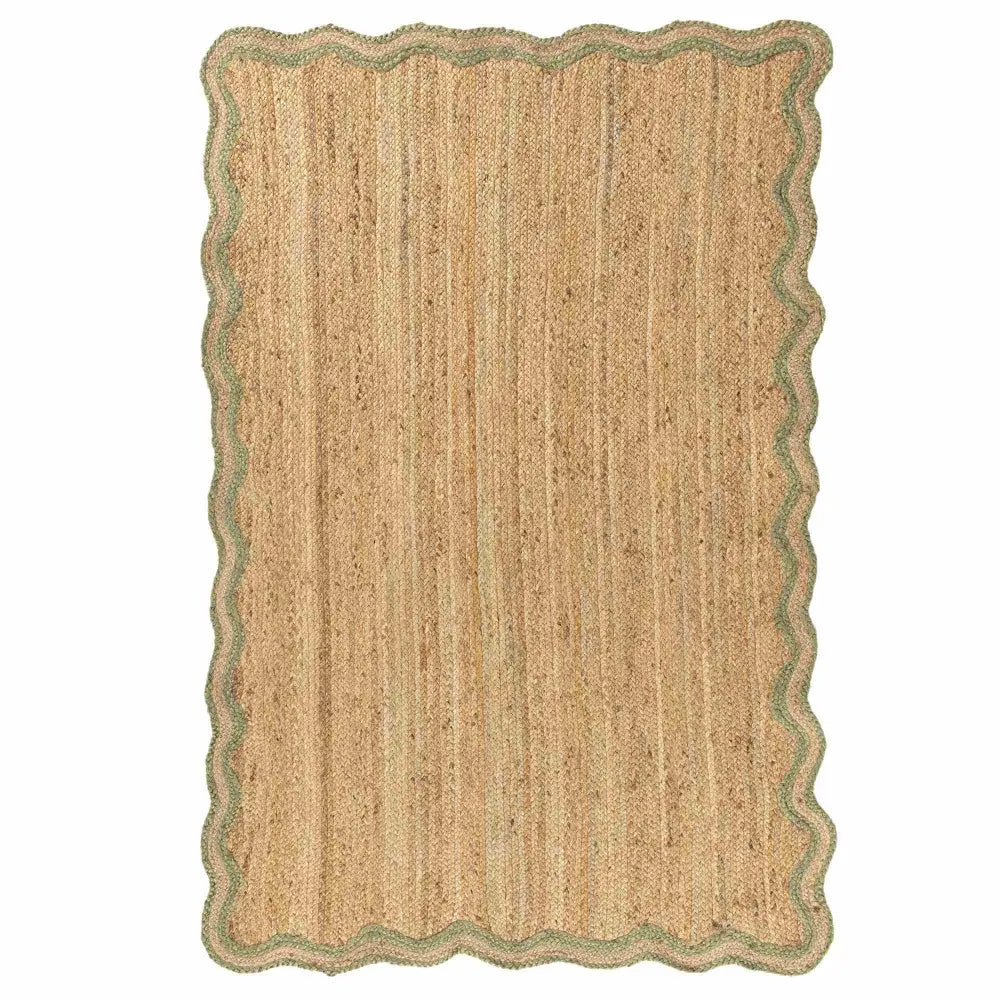 Jute Scalloped Runner - Runner