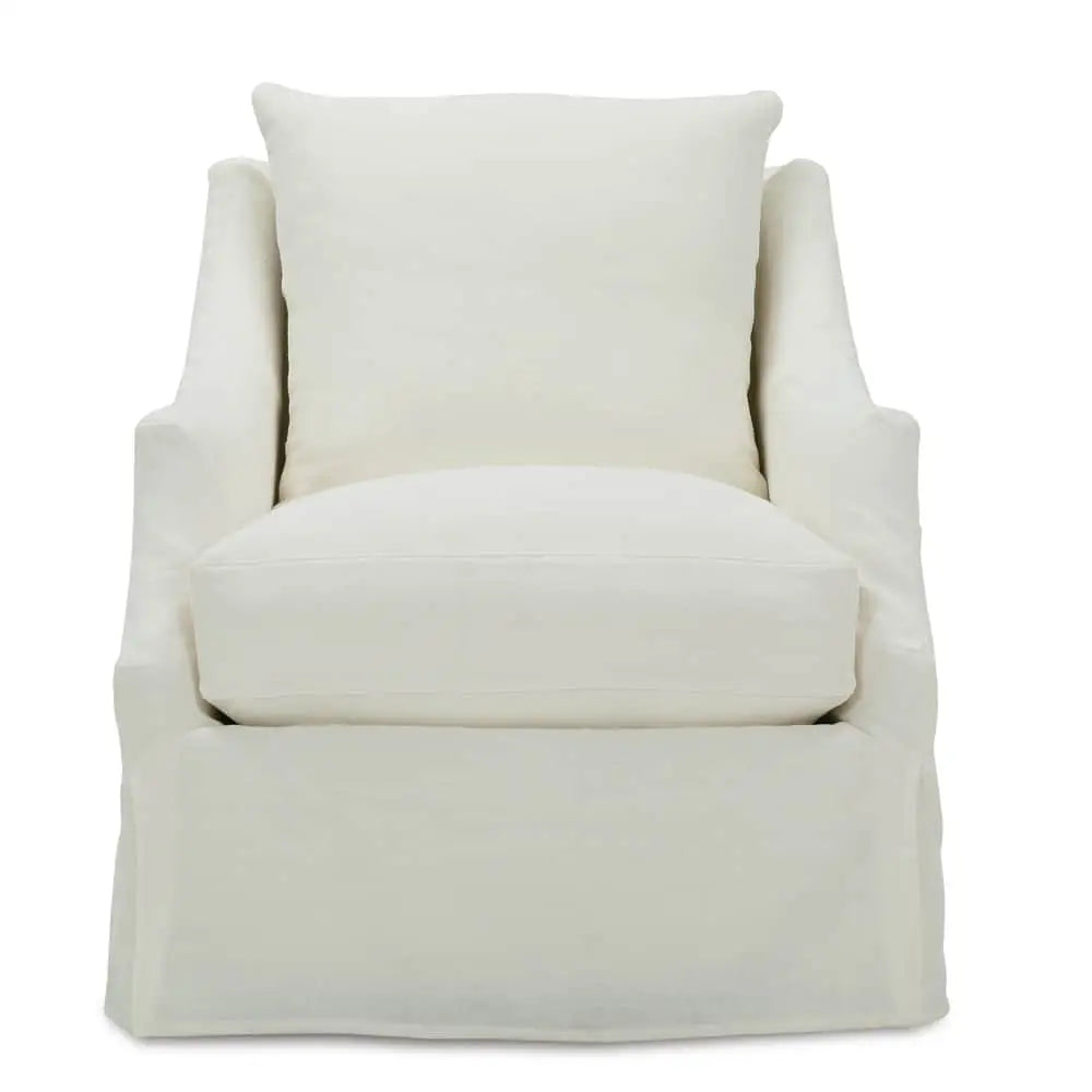Kara Slipcover Swivel Glider - SWIVEL GLIDER CHAIR