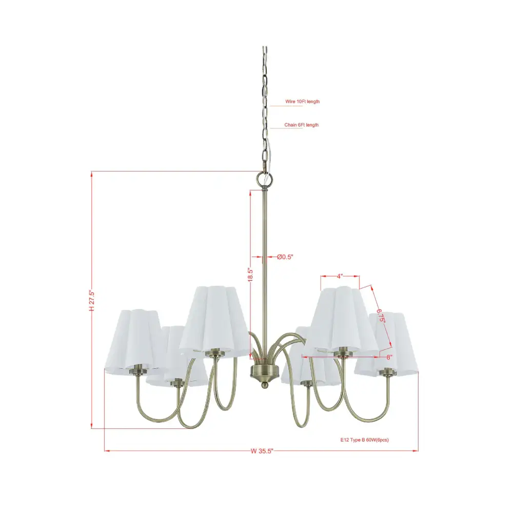 Kensington Chandelier - Chandelier