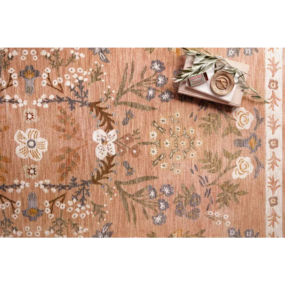 Kismet Arabesque Camel Area Rug - Area Rug