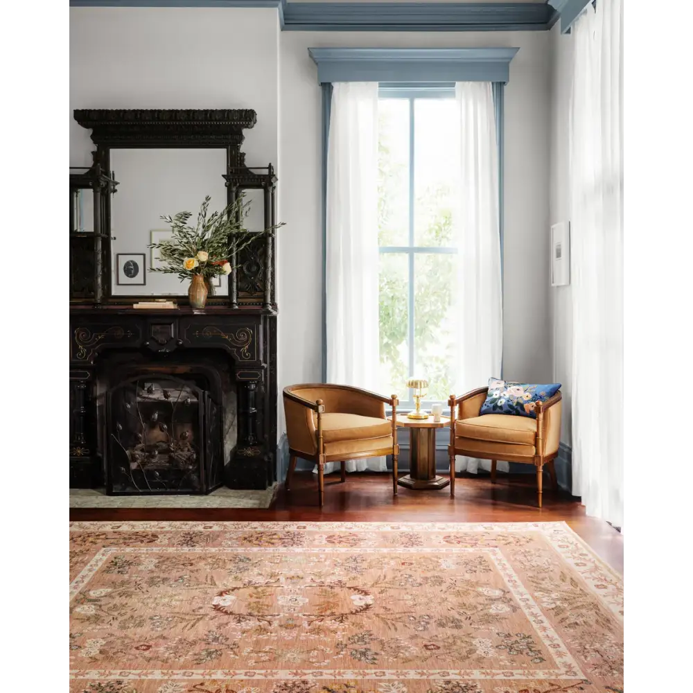 Kismet Arabesque Camel Area Rug - Area Rug