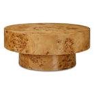 Knots Burl Wood Coffee Table - Coffee Table