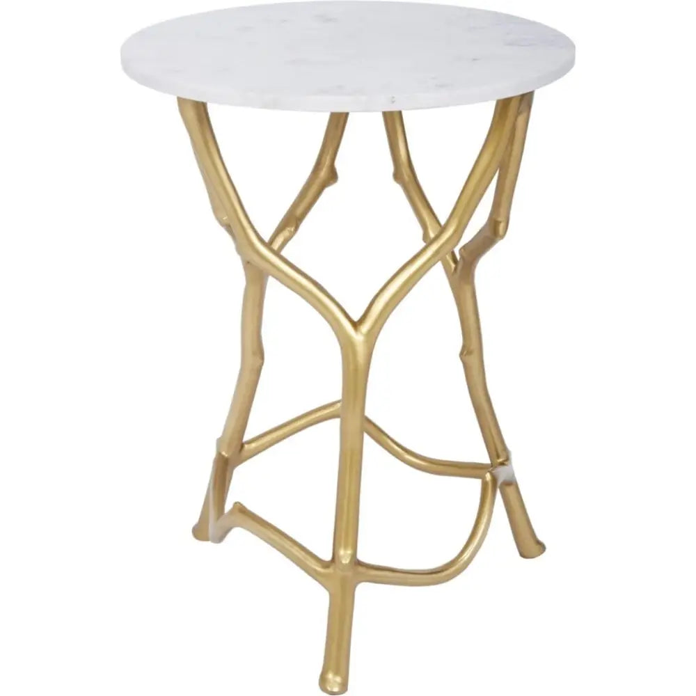 Lawrence Treen Branch Table - Gold Leaf - Accent Table