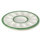 Le Jardin Embossed Rattan Egg Plate 12.25
