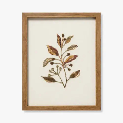 Leaf Stitched Art Prints - ACER - Wall Decor