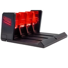 LED Pistol Rack / Holder - Red - gun safe accessories