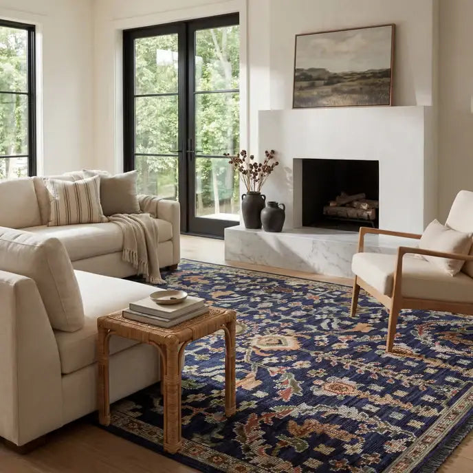 Legacy Navy Area Rug - Area Rug