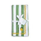 Lemon Grove Set of 4 Embroidered Cloth Dinner Napkins - NAPKINS