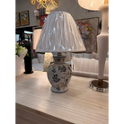 Light Blue and White Mini Table Lamp - Table Lamp