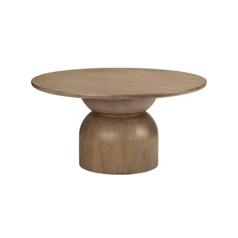 Light Wood 60’’ Round Dining Table - Dining Table