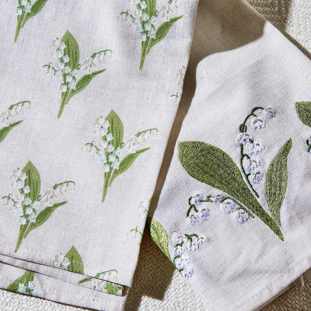 Lily of the Valley Dish Towels - Gifts