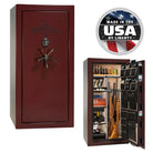 Lincoln 25 - GLOSS / MECHANICAL / BURGUNDY - Gun Safe