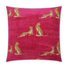 Little Iris Throw Pillow - Fuchsia - Throw Pillow