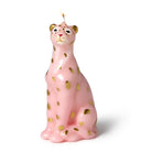 Lola Leopard High Gloss Hand-Painted Sculpted Candle - Accent Candle