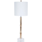 Lucite Bamboo Table Lamp - Table Lamp
